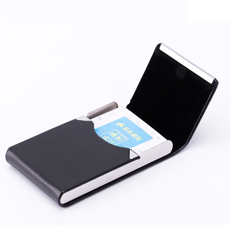 1 PC Business Card Holder Case - Card Top Loader recension och pris