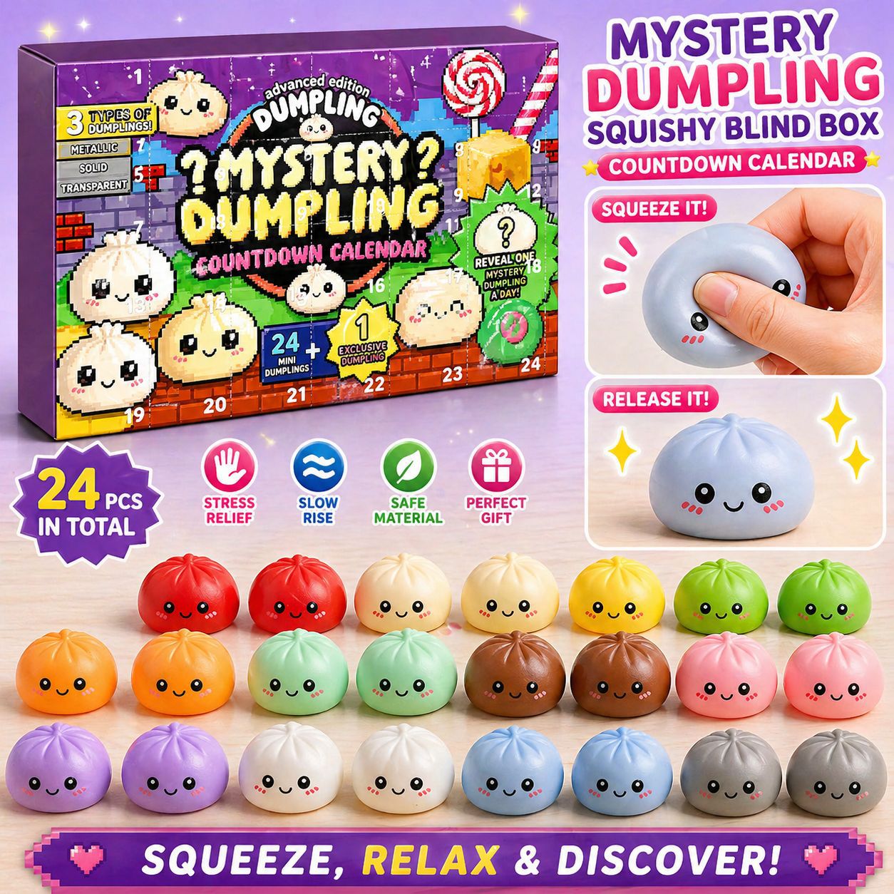 Surprise Dumpling Blind Box Co - Mystery Box Blind Bag recension och pris