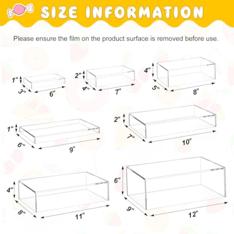 Catering dessert table risers  - Display Risers Set recension och pris