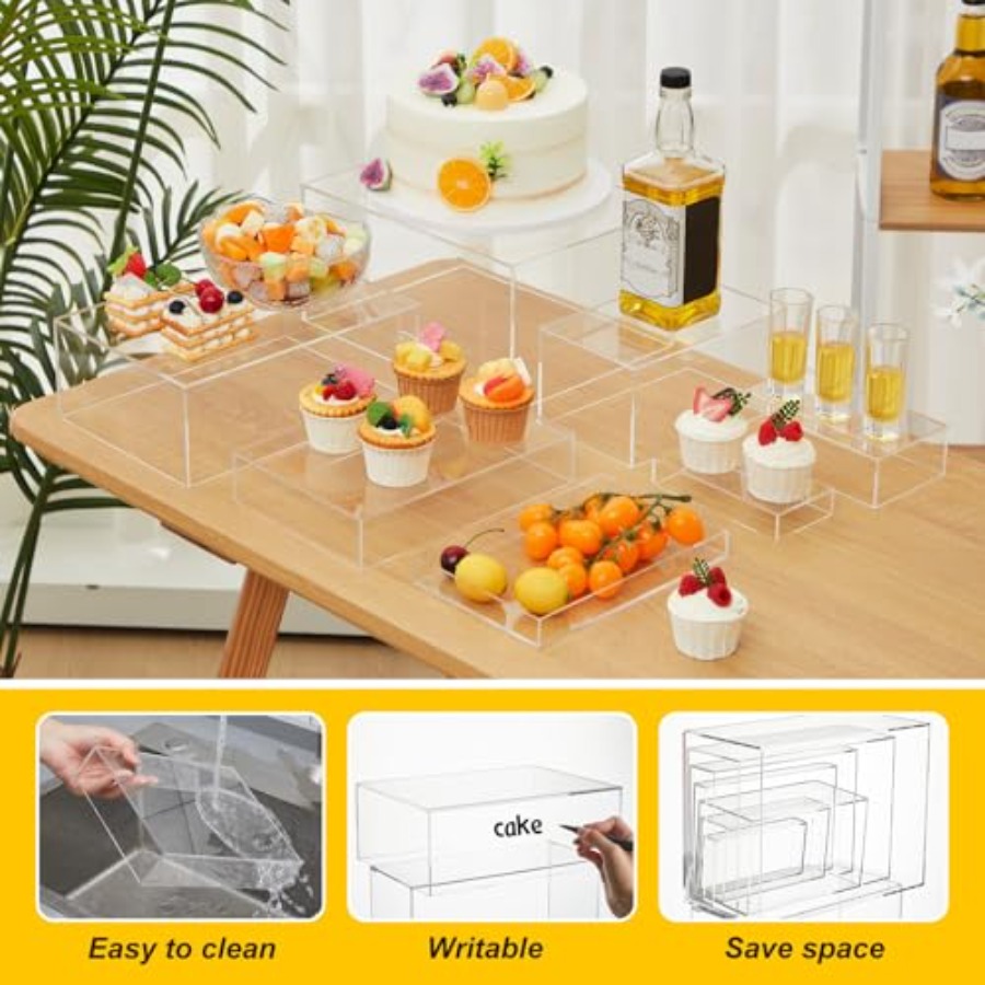 Catering dessert table risers  - Display Risers Set recension och pris
