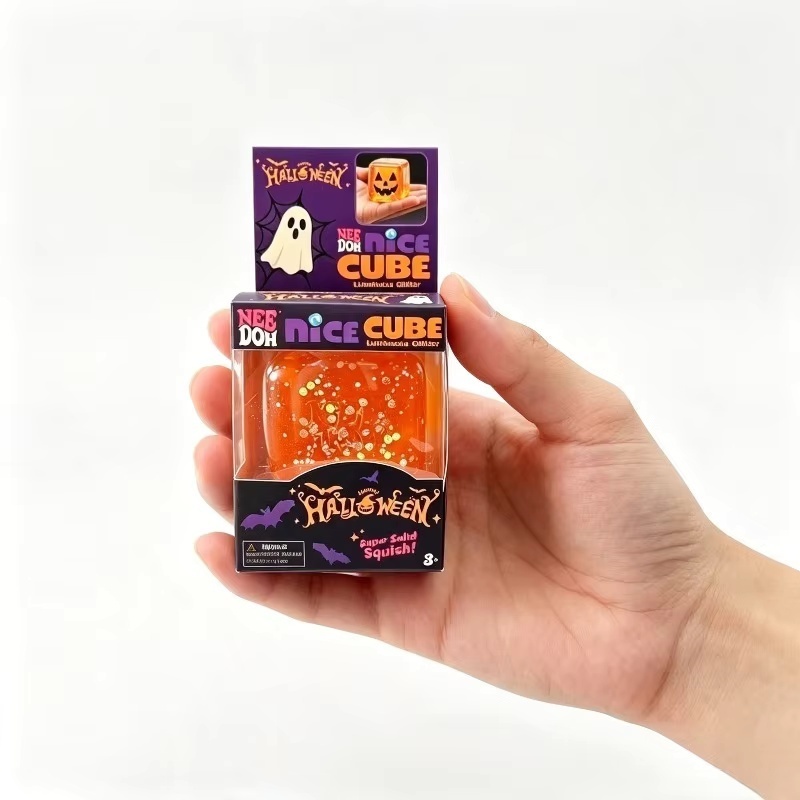 NeeDoh Christmas Halloween ser - Fidget Cube Original recension och pris
