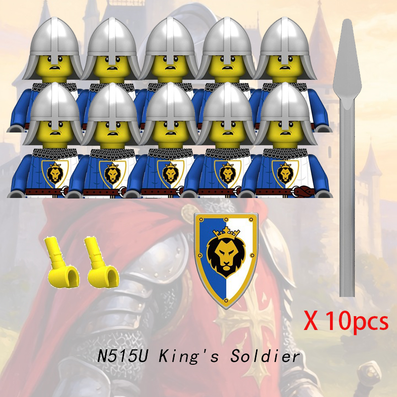 Medieval Castle Knight Minifig - Lego Minifigure Holder recension och pris