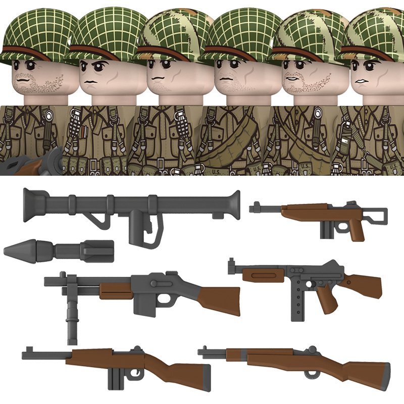 WW2 US 101st Airborne Division - Lego Minifigure Holder recension och pris
