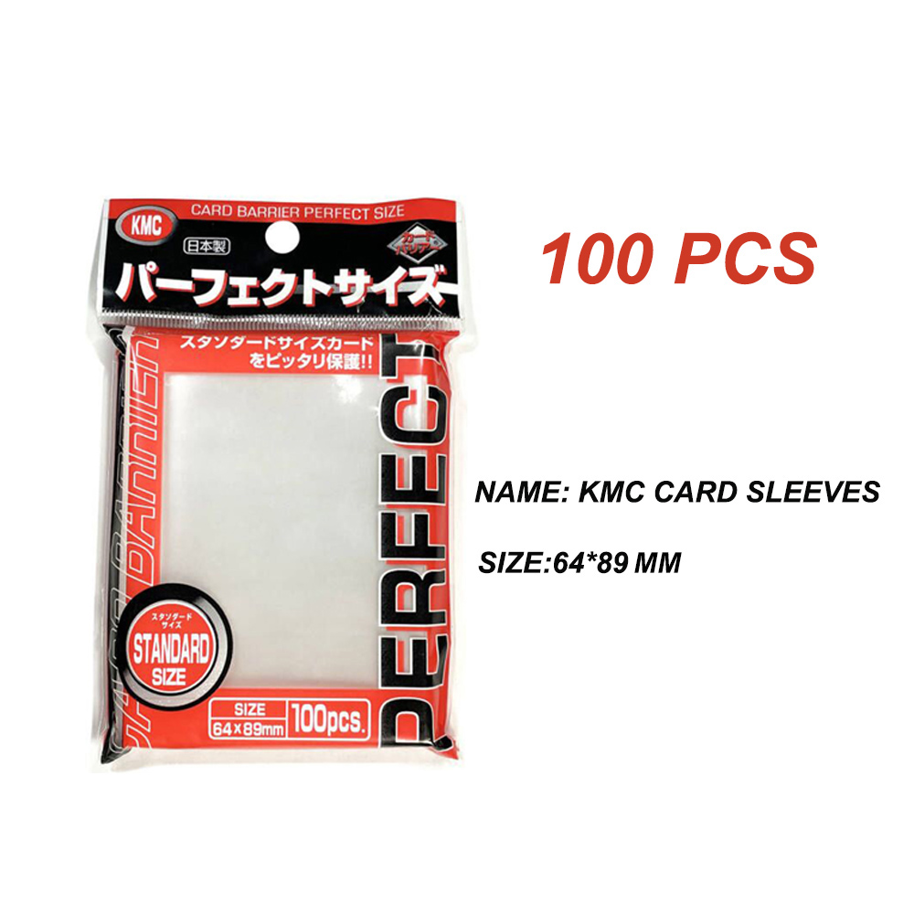 64x89mm 100PCS Transparent KMC - Card Penny Sleeve recension och pris