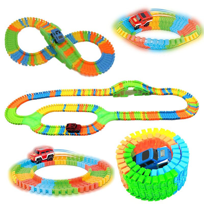 DIY Assemble Universal Racing  - Hot Wheels Car Track Sets recension och pris