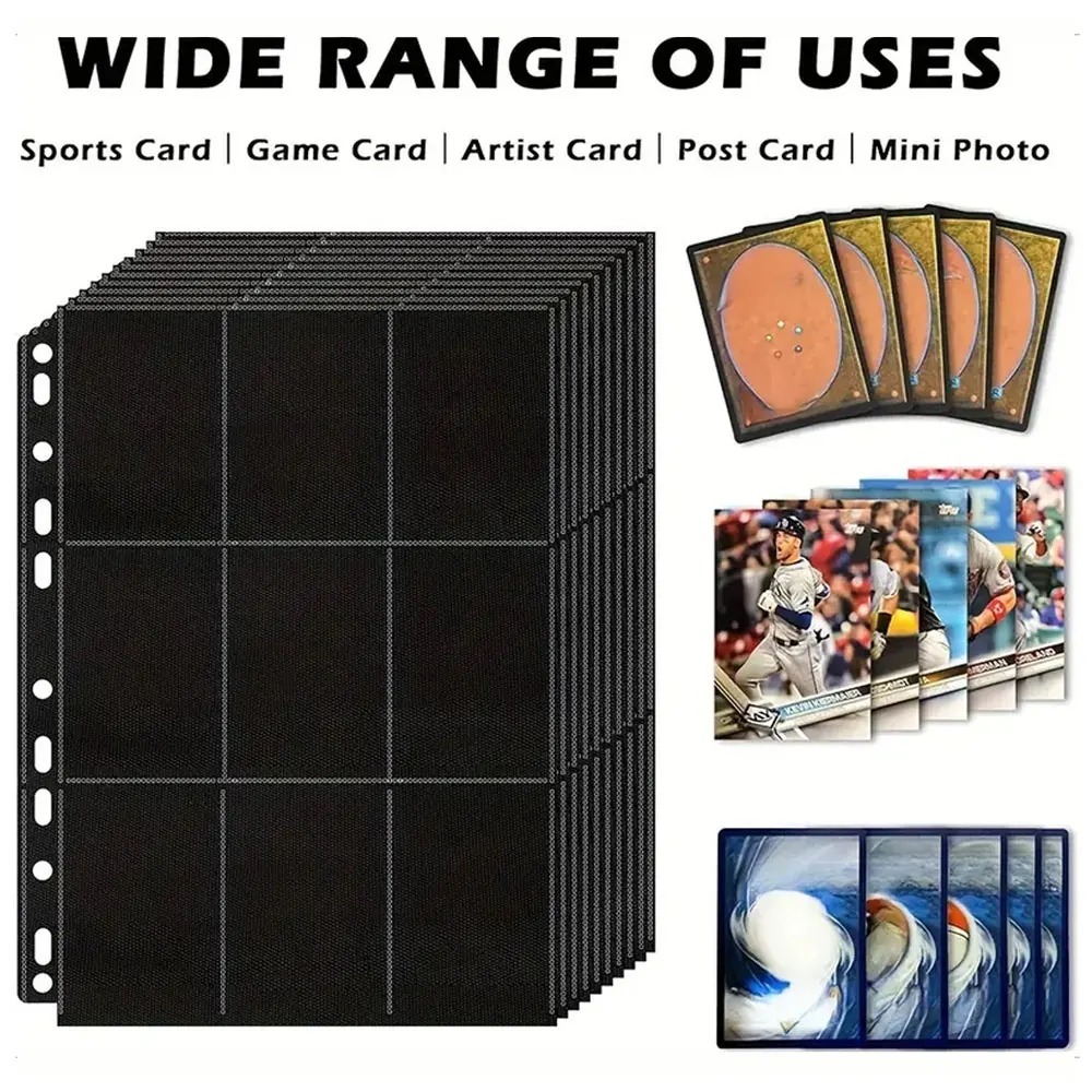 10Pack Black 9-Pocket A4 Tradi - Trading Card Binder recension och pris