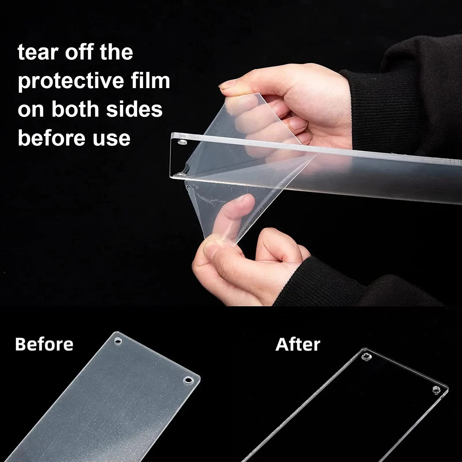 Vertical Acrylic Display Riser - Display Risers Set recension och pris