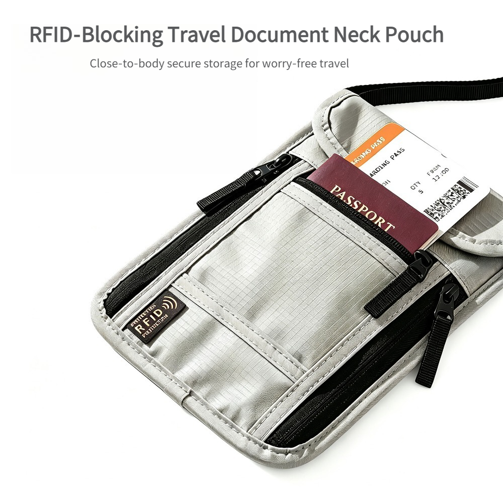 Travel Neck Wallet, RFID Block - Card Top Loader recension och pris