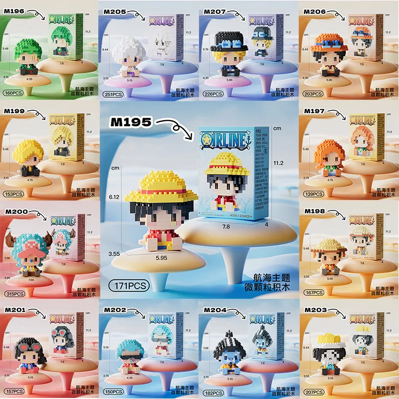ONE PIECE 3D Anime Model Sun G - Building Block Mini recension och pris